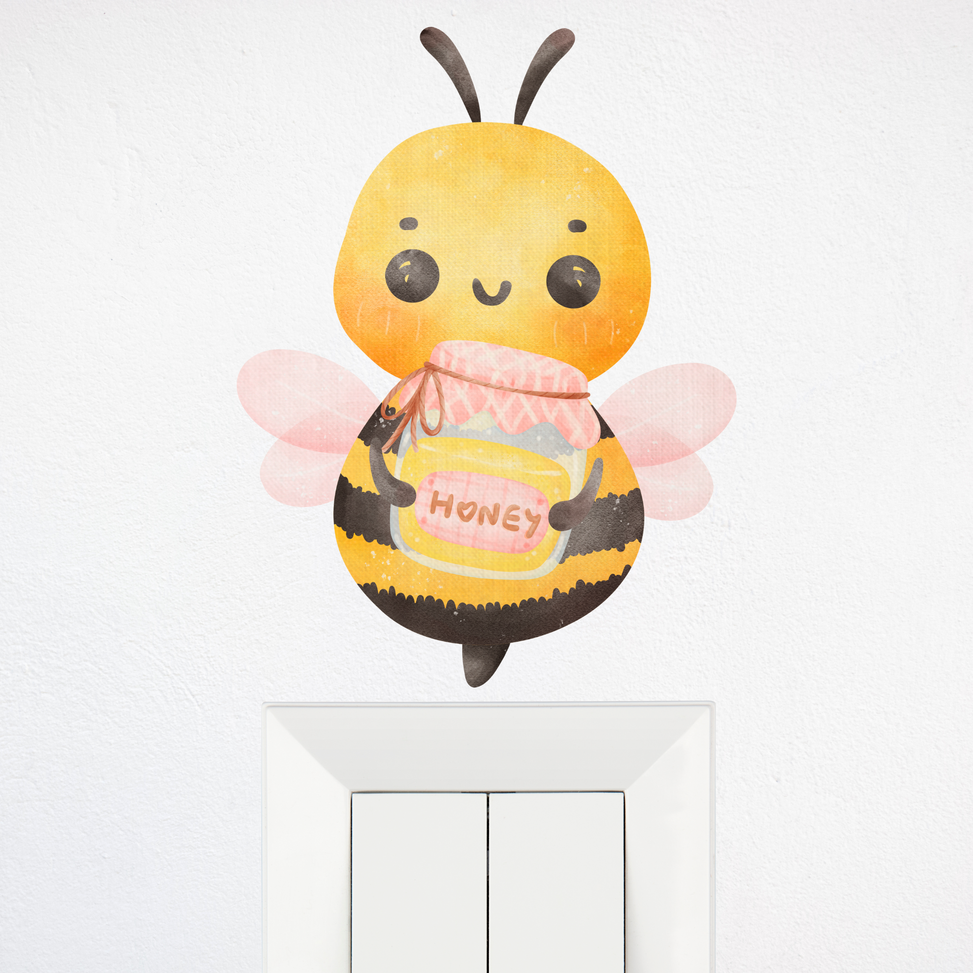 Nálepka nad vypínač - Včielka